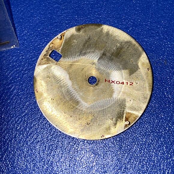 TAG Heuer 2000 Chronometer Dial & Hands Set Swiss Made Gold Markers - Picture 3 of 5